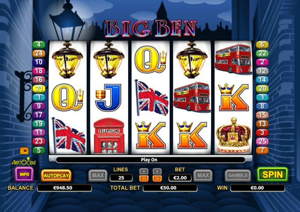 Big Ben Slot Machines Review 1