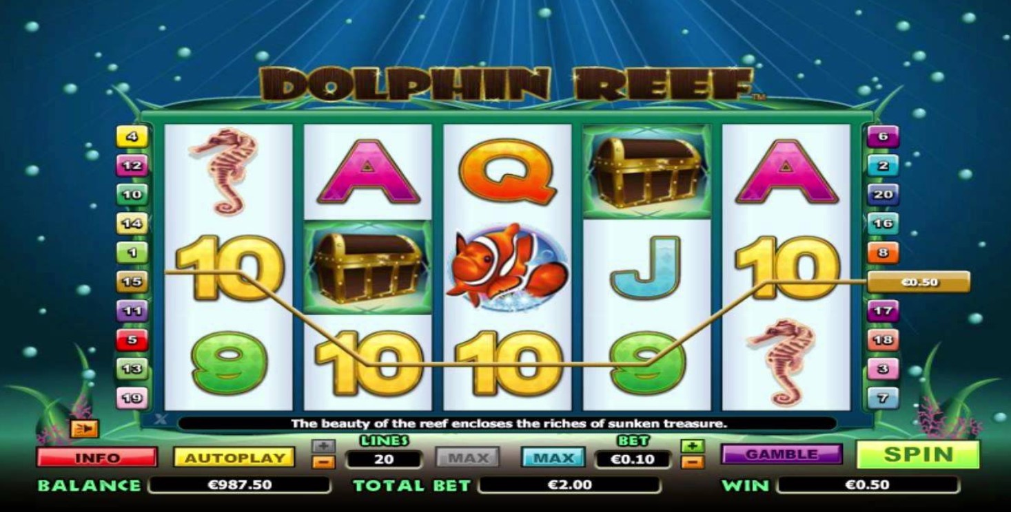 Dolphin Reef Slot Machine 2