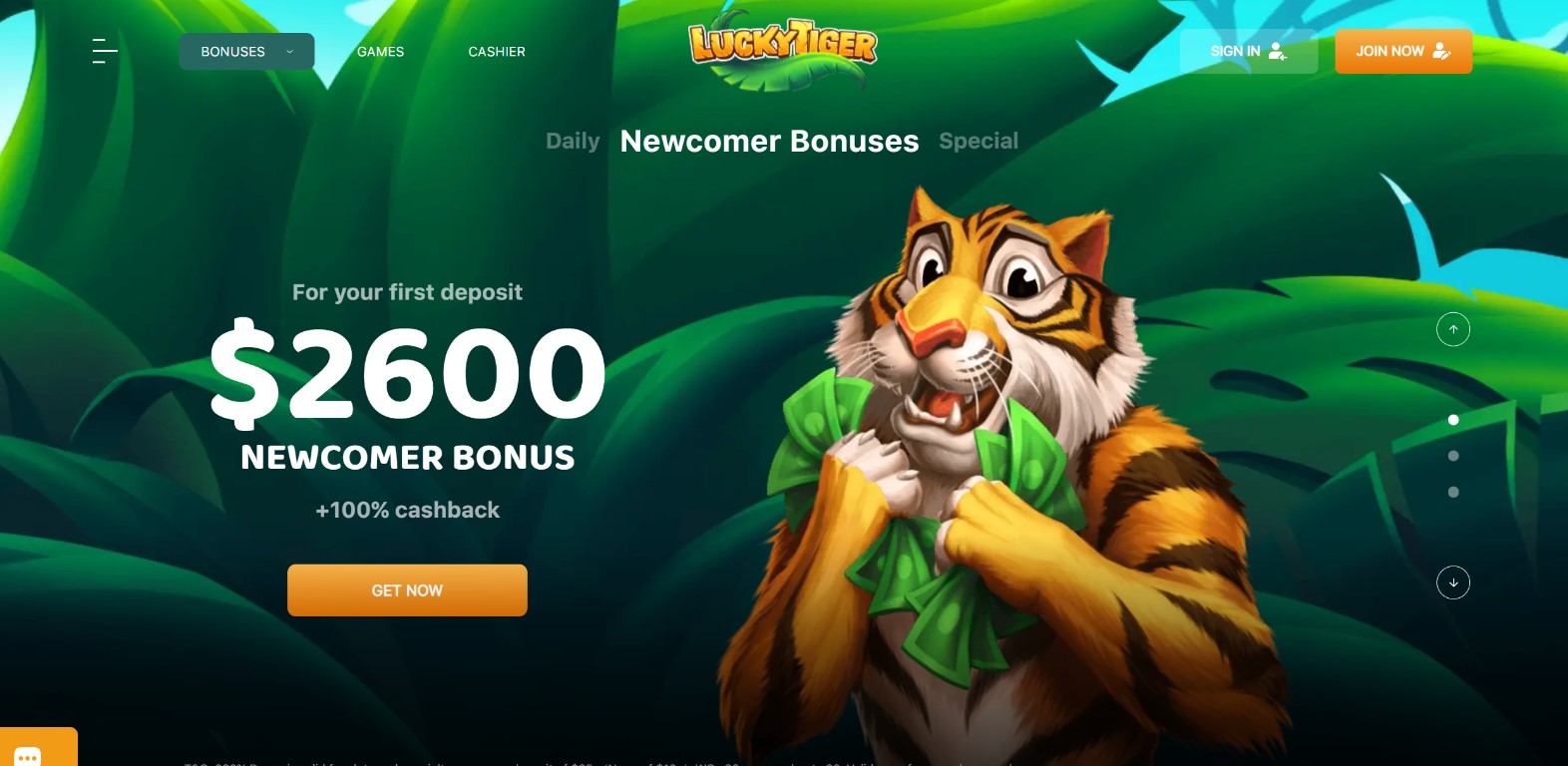 Review of Lucky Tiger casinos bonus delivers 3