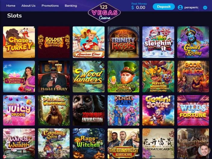 Review Online 123 Vegas Casino: Login for USA Players, No Deposit Bonus and Free Chips 3