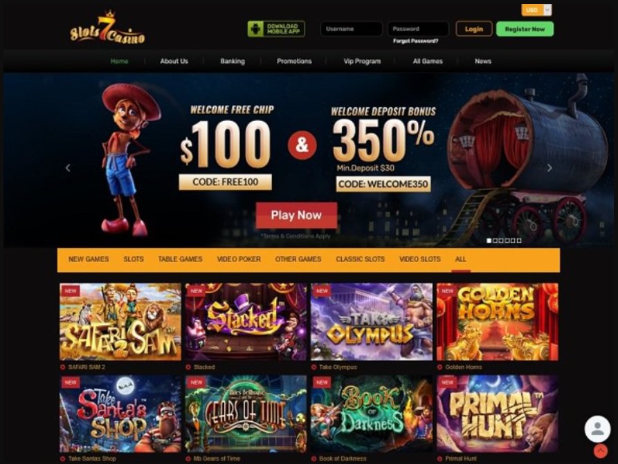 Casino Review Slots7 Casino 1